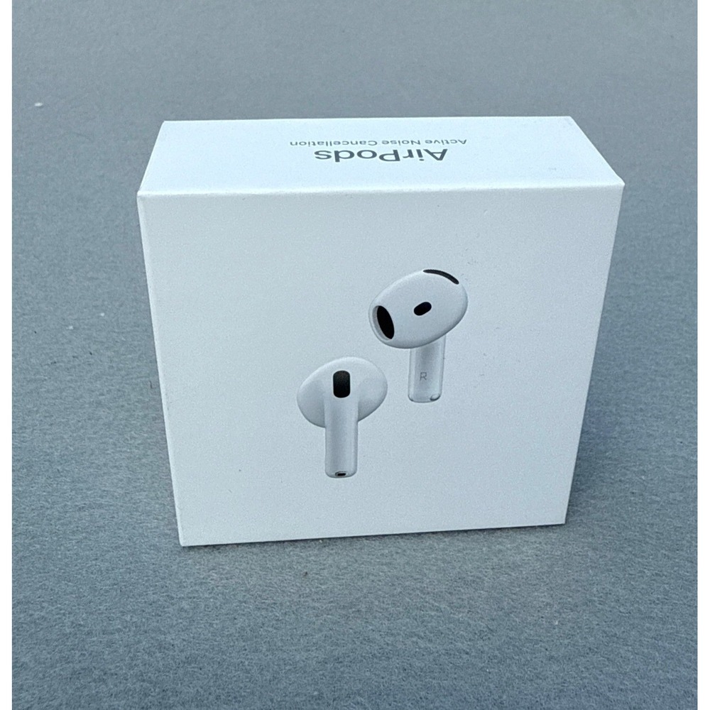 Empty Box Only Apple AirPods 4 ANC White New Condition Retail Packaging NO POD